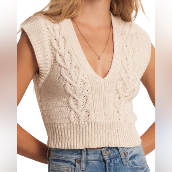 Z Supply Sweaters - Z Supply Roped In Sweater Vest in Sandstone Women’s Small